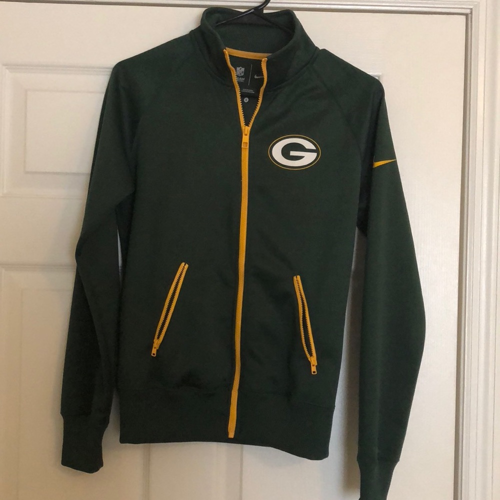 Nike Green Bay packers zip up